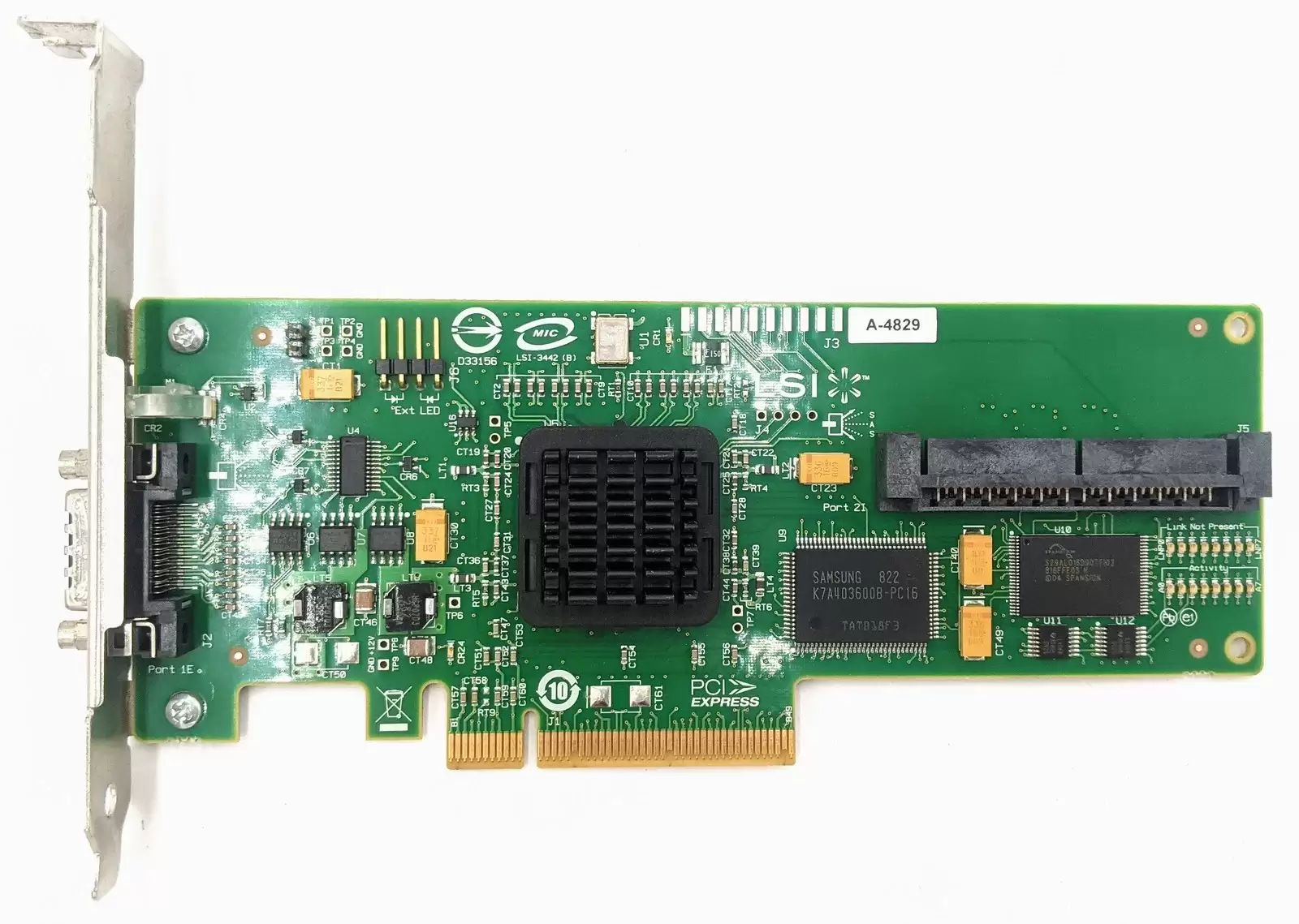 HPE 416155-001 SC44GE 8-Ports SAS 3GbE / SATA 1.5GbE PCI-Express x8 Host Bus Adapter