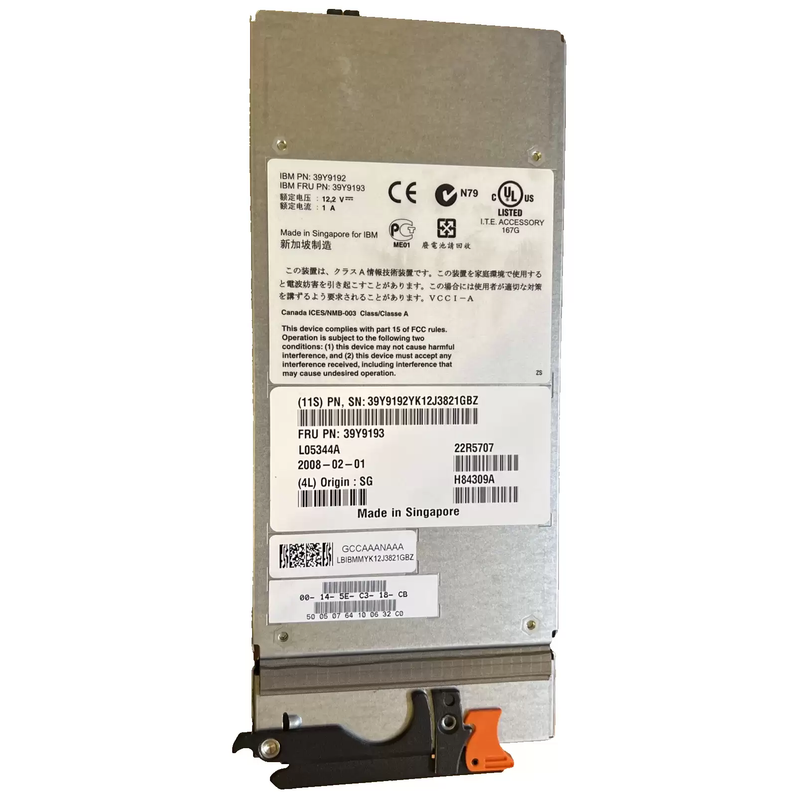 IBM 39Y9193 18-Ports SAS Connectivity Module for BladeCenter