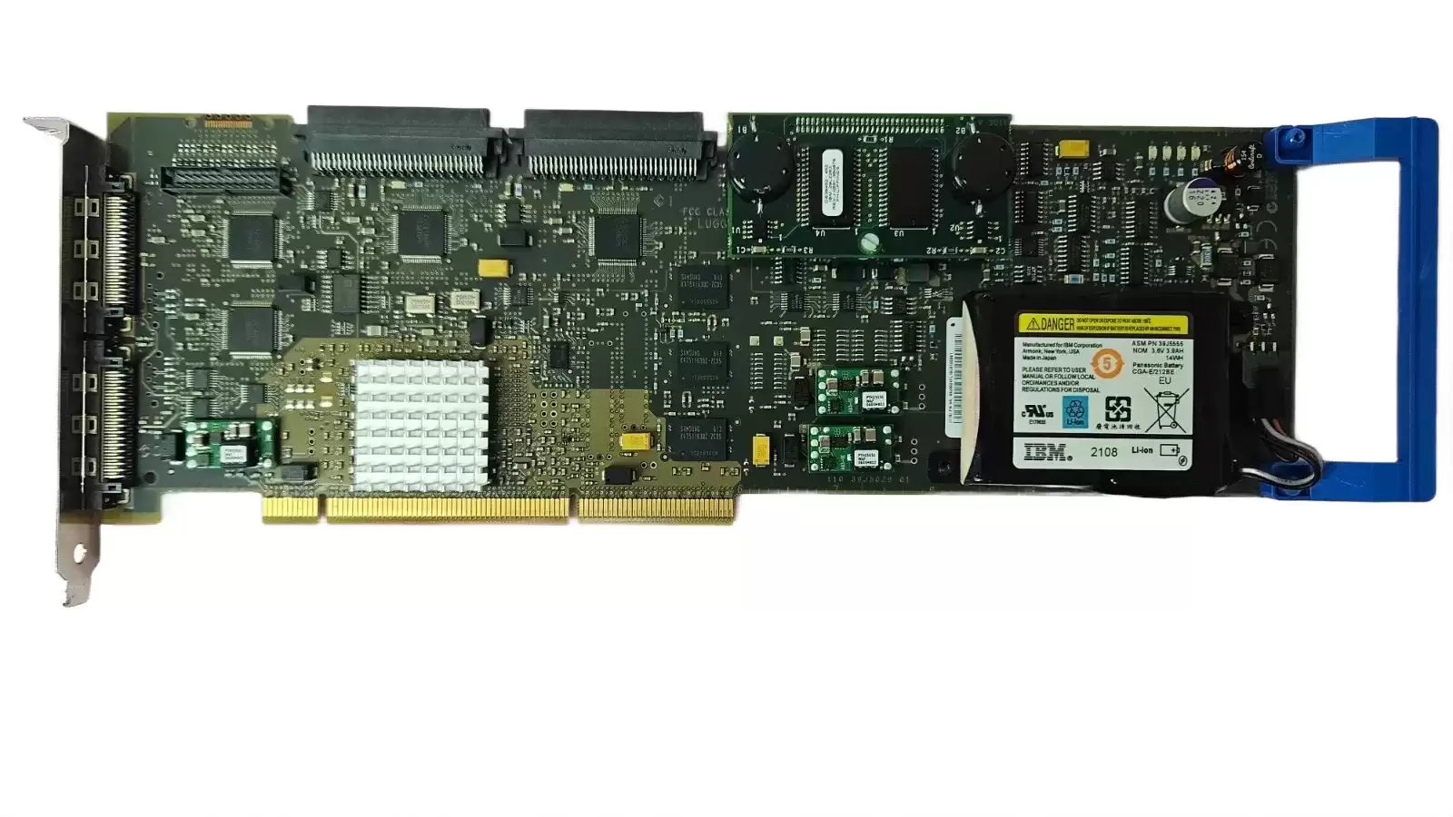 IBM 39J3534 Dual Channel Ultra320 SCSI PCI-Express DDR 90MB Cache RAID Controller Card