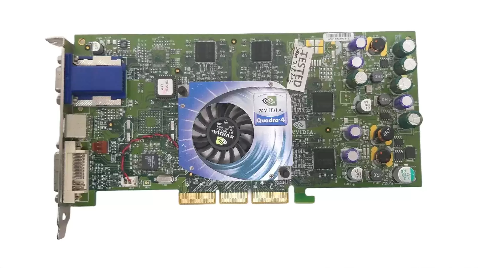 HPE 270452-001 Nvidia Quadro 4 750XGL 128MB GDDR AGP x4 Video Graphics Card
