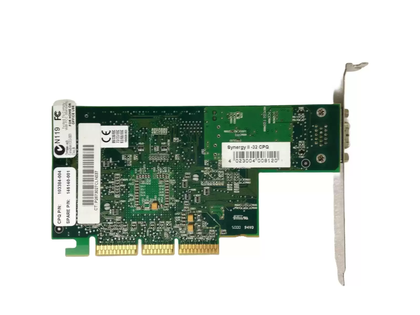 HPE 103384-004 Synergy II Nvidia Riva TNT2 32MB SDRAM AGP x4 1920 x 1200 Graphics Card