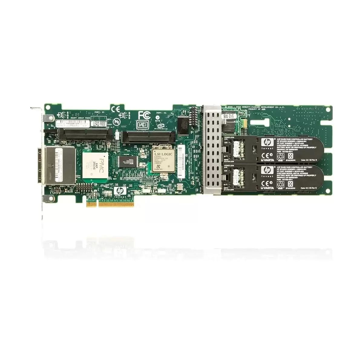 HPE 012608-002 Smart Array P800 16 Ports SAS 6GbE PCI-Express x8 512MB Cache RAID Controller Card