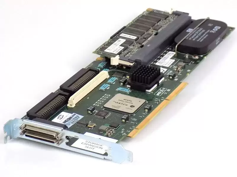 HPE 011783-000 Smart Array 6402 Dual Channel Ultra320 SCSI PCI-Express 128MB BBWC RAID Controller Card