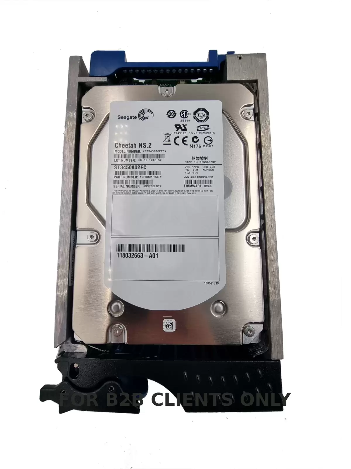EMC 5048954 450GB 10000RPM Fibre Channel 4Gb/s 16MB Cache 3.5inch Internal Hard Drive