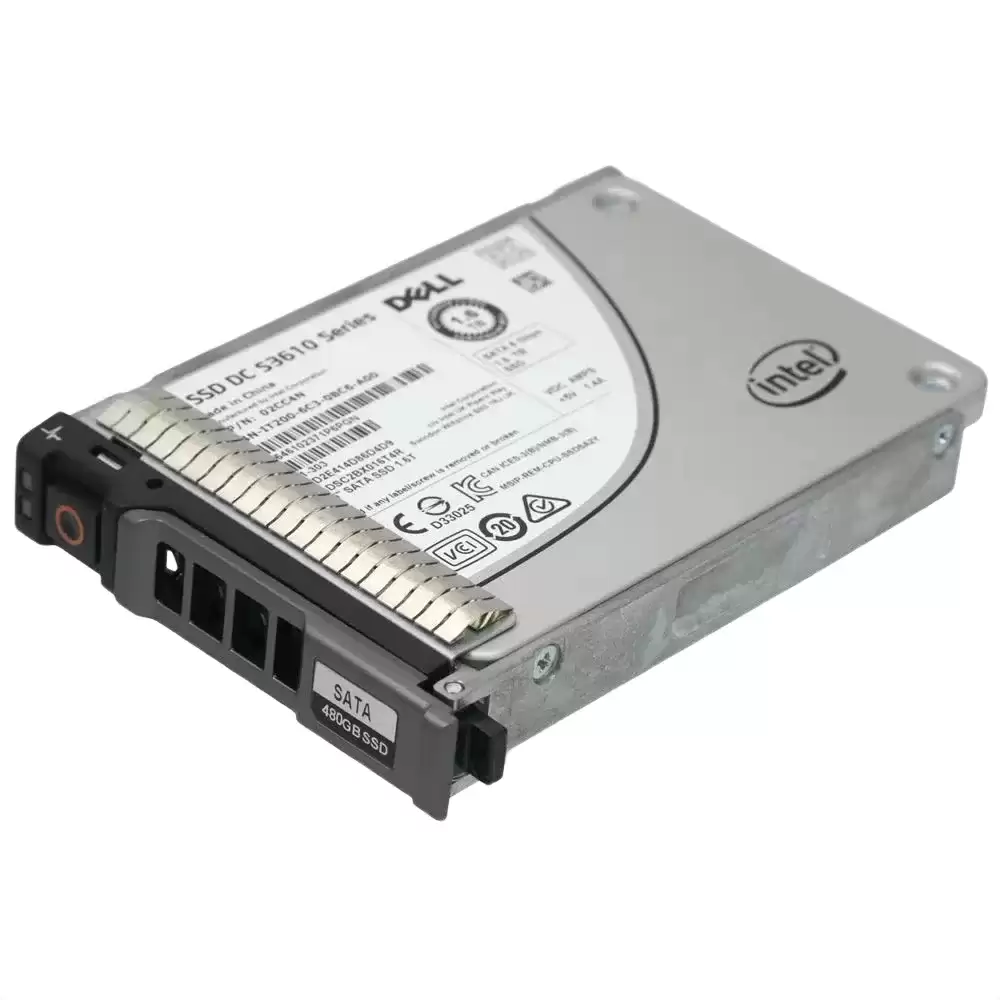 Dell 41T08 480GB SAS 1Gb/s Read Intensive Hot Swap 3D NAND MLC (512e) 2.5-inch Solid State Drive WITH Tray for PowerEdge G13