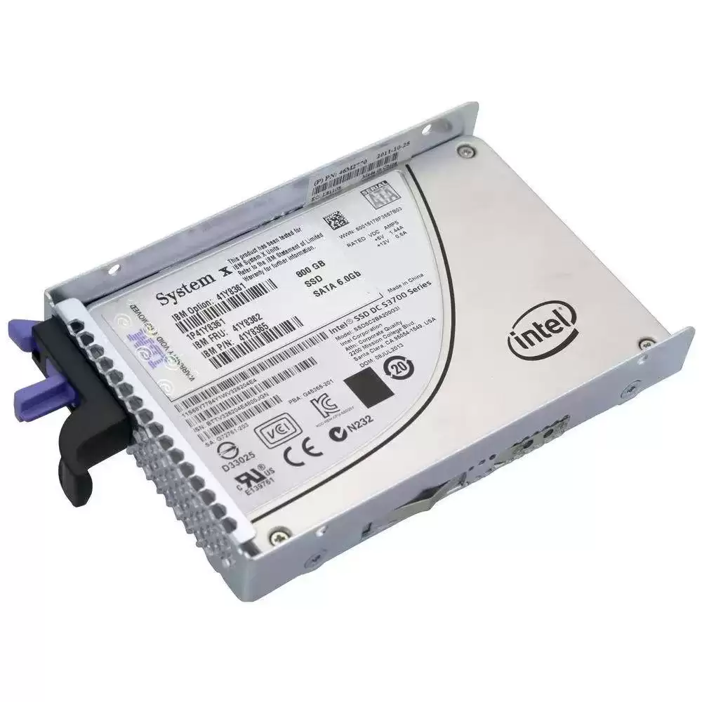 IBM 41Y8361 800GB SATA 6Gb/s Simple Swap MLC 2.5-inch Internal Solid State Drive