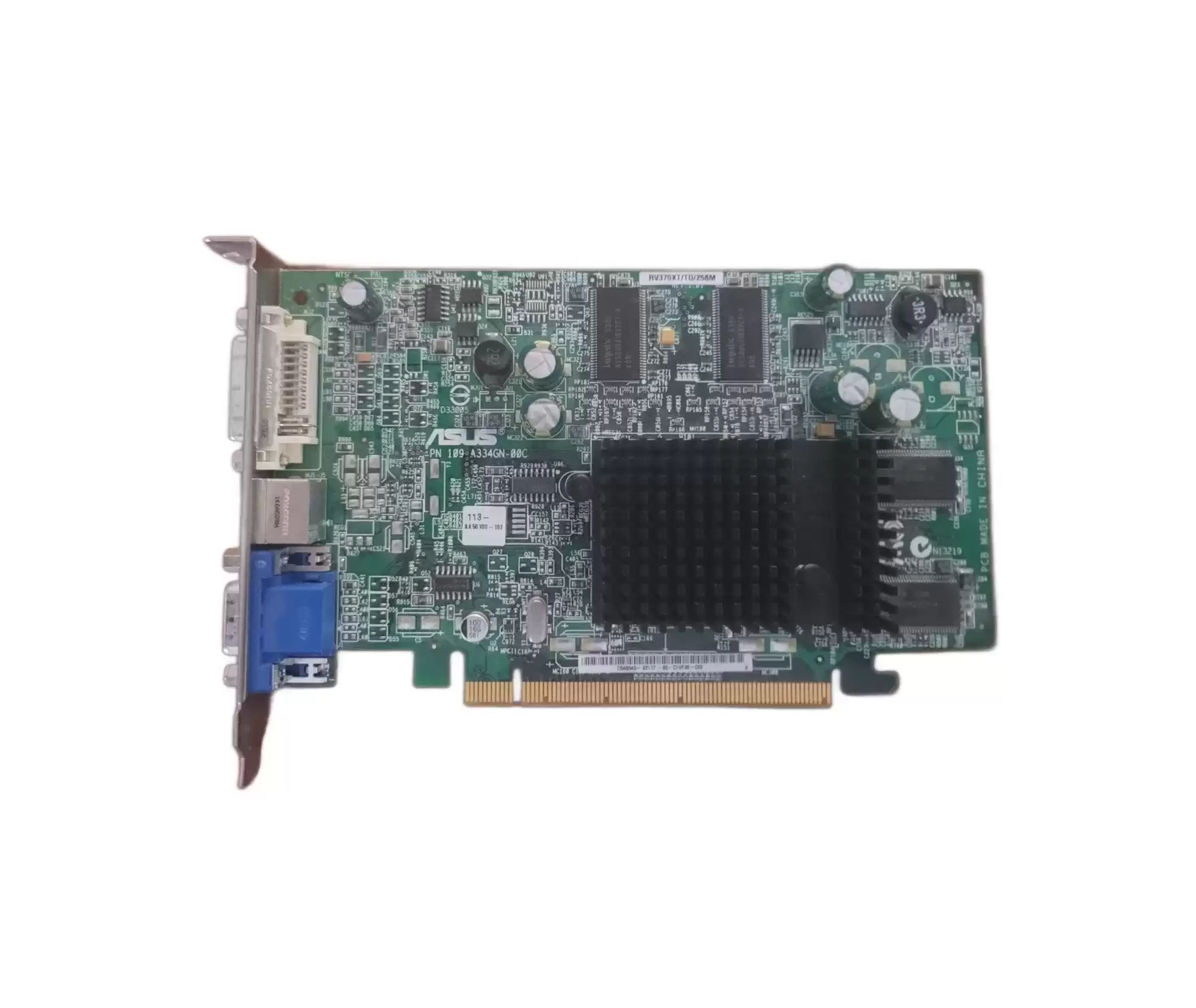 ATI RV370XT/TD/256M Radeon X300 256MB GDDR2 PCI-Express x16 DIsplayPort DVI VGA Video Graphics Card