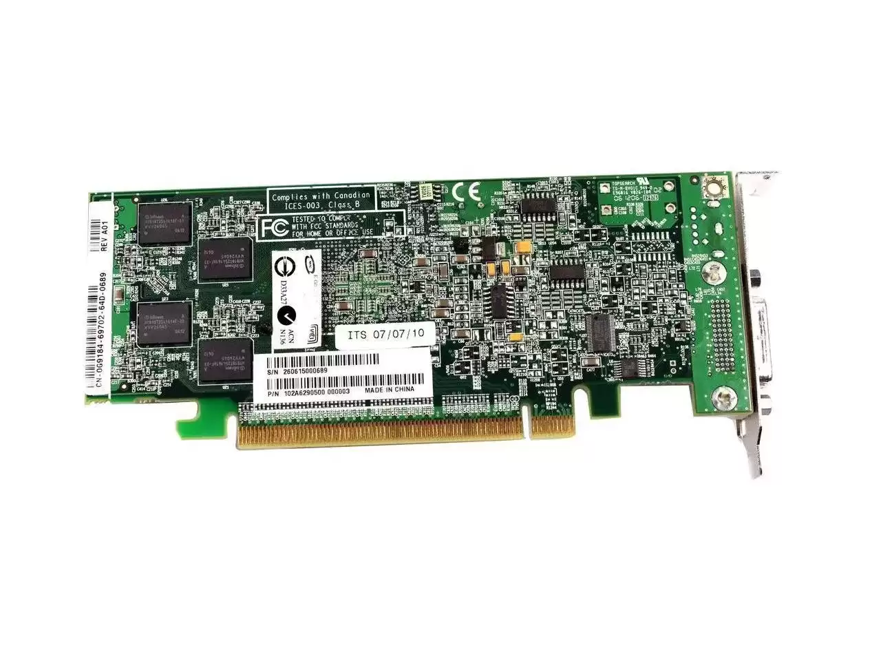 ATI CN-0G9184 Radeon X600 Pro 256MB GDDR PCI-Express Dual DVI Video Graphics Card