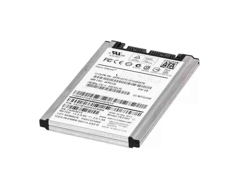 IBM 49Y6120 200GB SATA 6Gb/s MLC uSATA 1.8-inch Solid State Drive