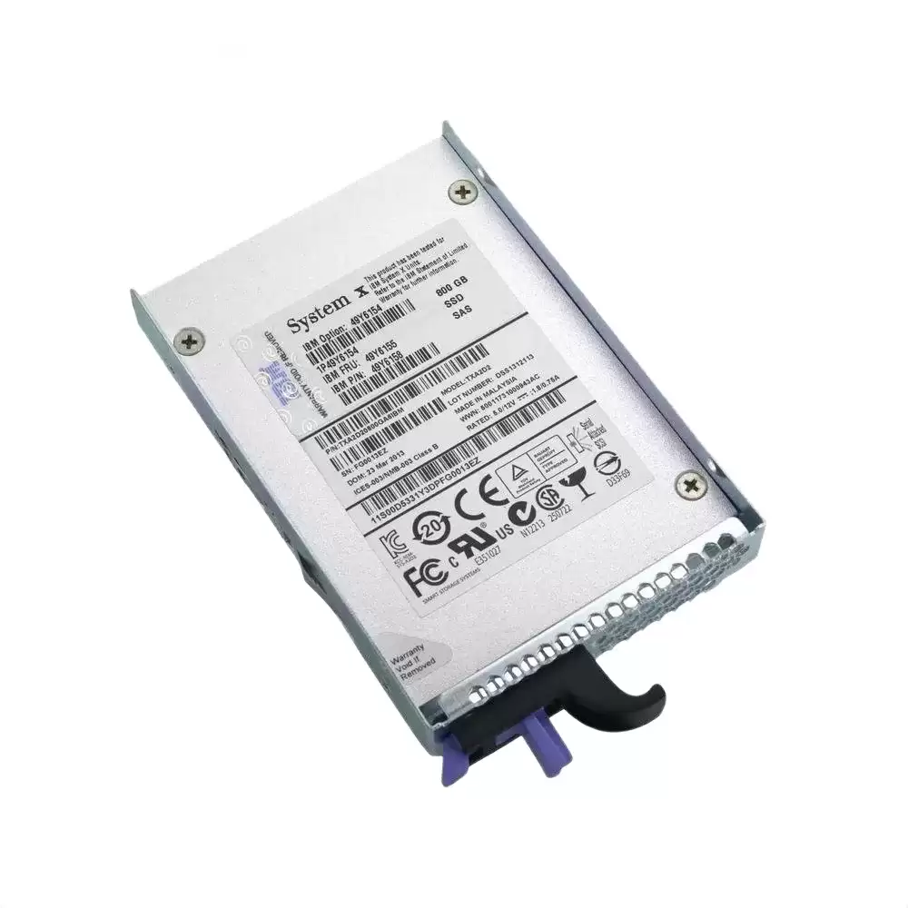 IBM 49Y6154 800GB SAS 6Gb/s MLC 2.5-inch Solid State Drive