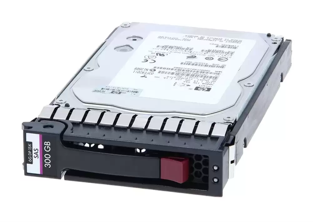 HPE 516814-B21 300GB SAS 6Gb/s Hot Swap 15000RPM 3.5-inch Internal Hard Drive with Smart Carrier for MSA