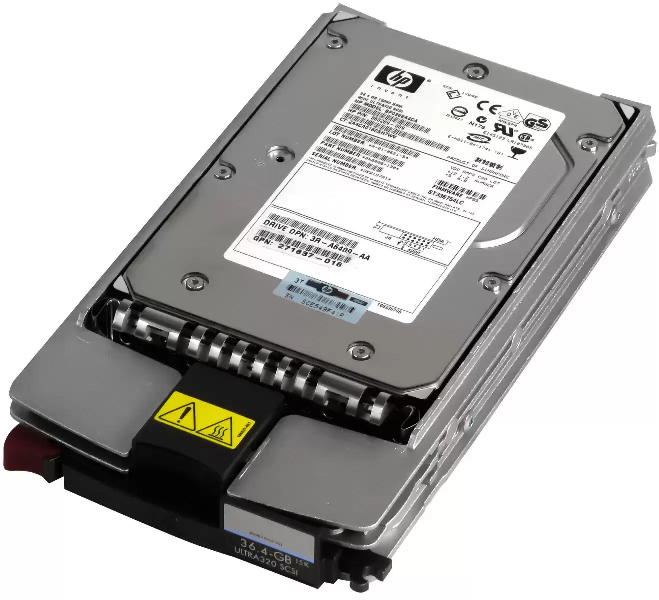 HPE 360209-009 36.4GB 15000RPM Ultra320 SCSI 80Pin LVD 3.5inch Internal Hard Drive