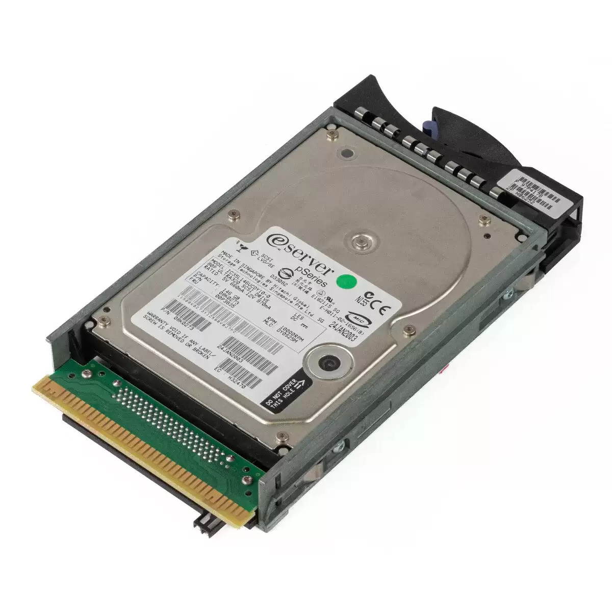 IBM 00P3835 146.8GB Ultra-320 SCSI 80-Pin 10000RPM 8MB Cache 3.5-inch Internal Hard Drive