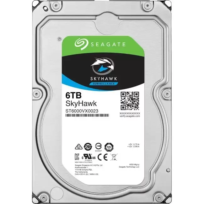 Seagate ST6000VX0023 SkyHawk 6TB SATA 6Gb/s 7200RPM 256MB Cache 3.5inch Internal Hard Drive