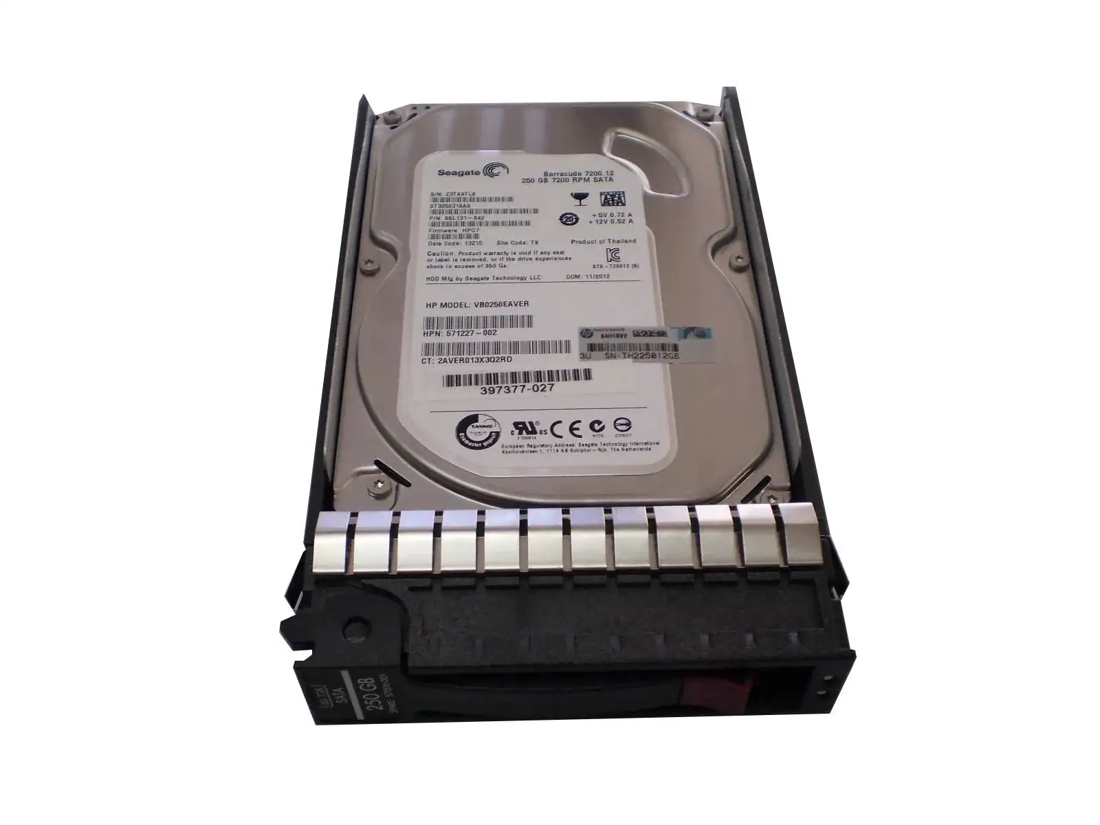 HPE 571516-001 250GB 7200RPM SATA 3GB/s 3.5inch Internal Hard Drive