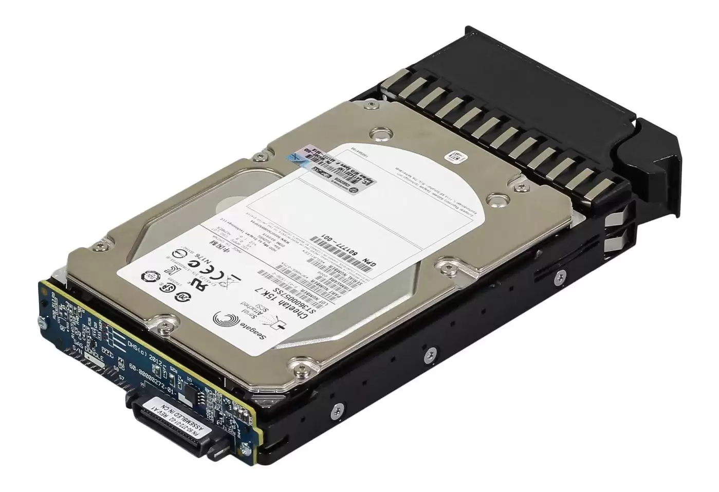 HPE 601777-001 600GB SAS 6Gb/s Hot Swap 15000RPM 3.5-inch Internal Hard Drive with Smart Carrier for MSA P2000