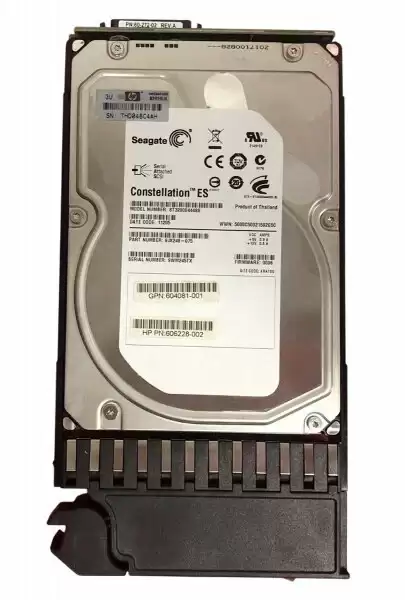 HPE 606228-002 2TB SAS 6Gb/s Dual Port Hot Swap 7200RPM 3.5-inch Internal Hard Drive with Smart Carrier for ProLiant G1 and G7