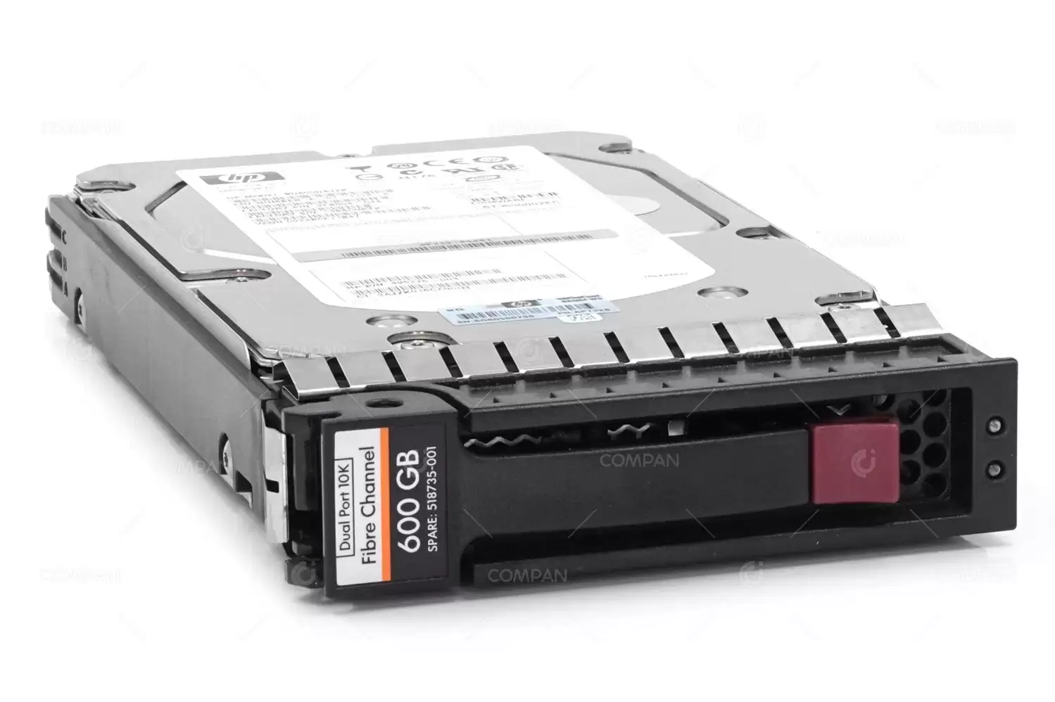 HPE 518735-001 600GB Fibre Channel 4Gb/s Dual Port Hot Swap 10000RPM 3.5-inch Internal Hard Drive