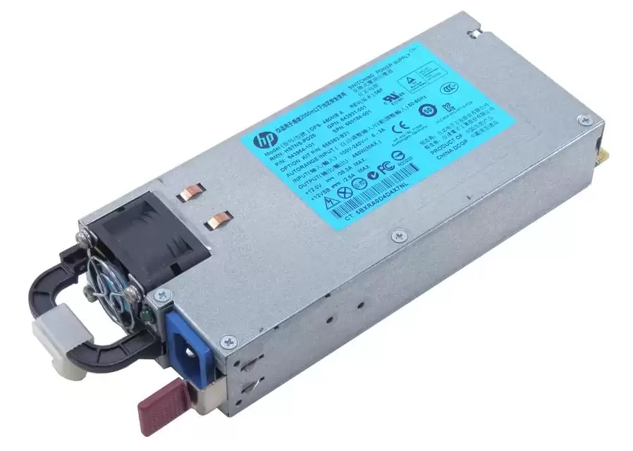 HPE 643954-001 460-Watts Common Slot Platinum Plus Hot Swap Power Supply for ProLiant DL380P and DL385 G8