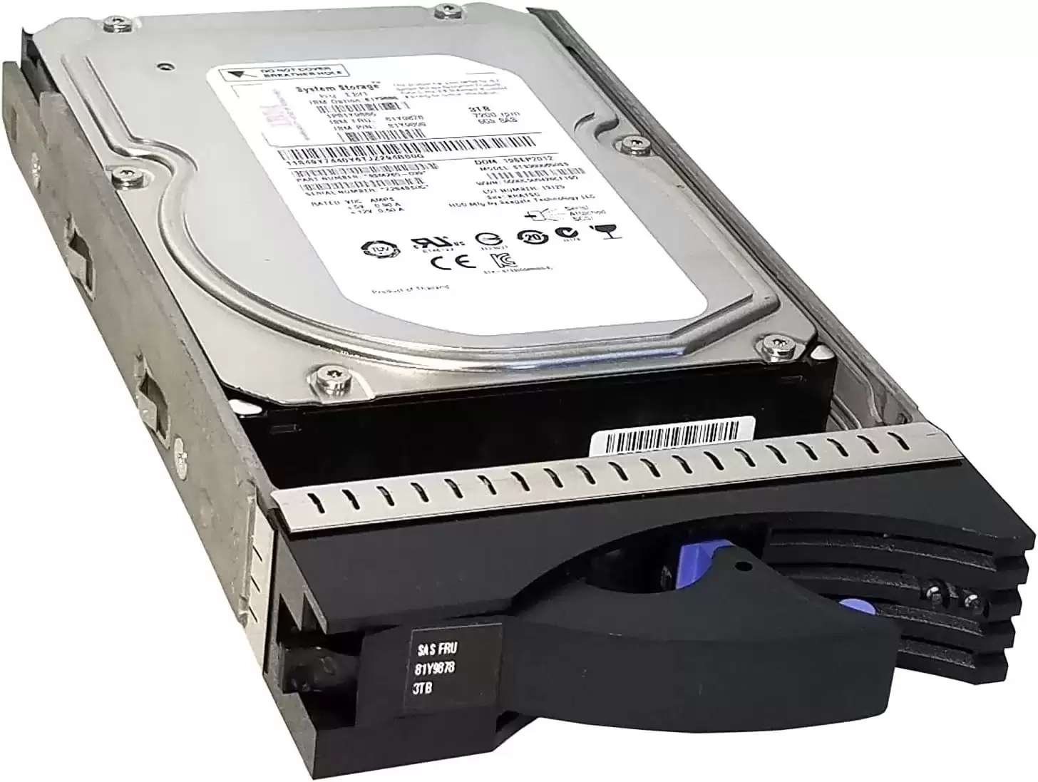 IBM 81Y9886 3TB SAS 6Gb/s Nearline Hot Swap 7200RPM 3.5-inch Internal Hard Drive