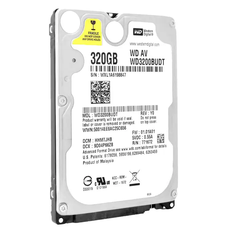 Western Digital WD3200BUDT Scorpio SATA 3GB/s 5400RPM 32MB 2.5inch Internal Hard Drive