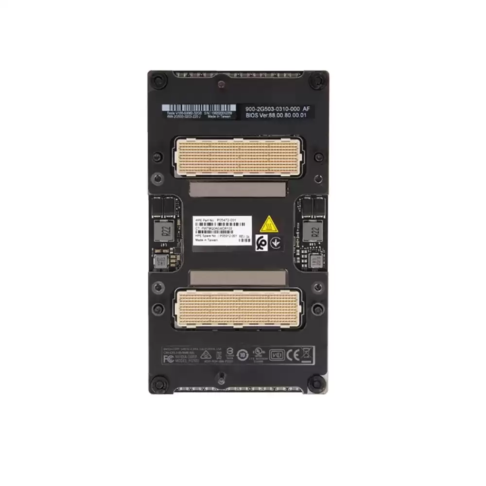 Nvidia 699-2G503-0203-220 Tesla V100 SXM2 32GB HBM2 SXM Module 1 x 8 Pin Accelerator Graphics Card