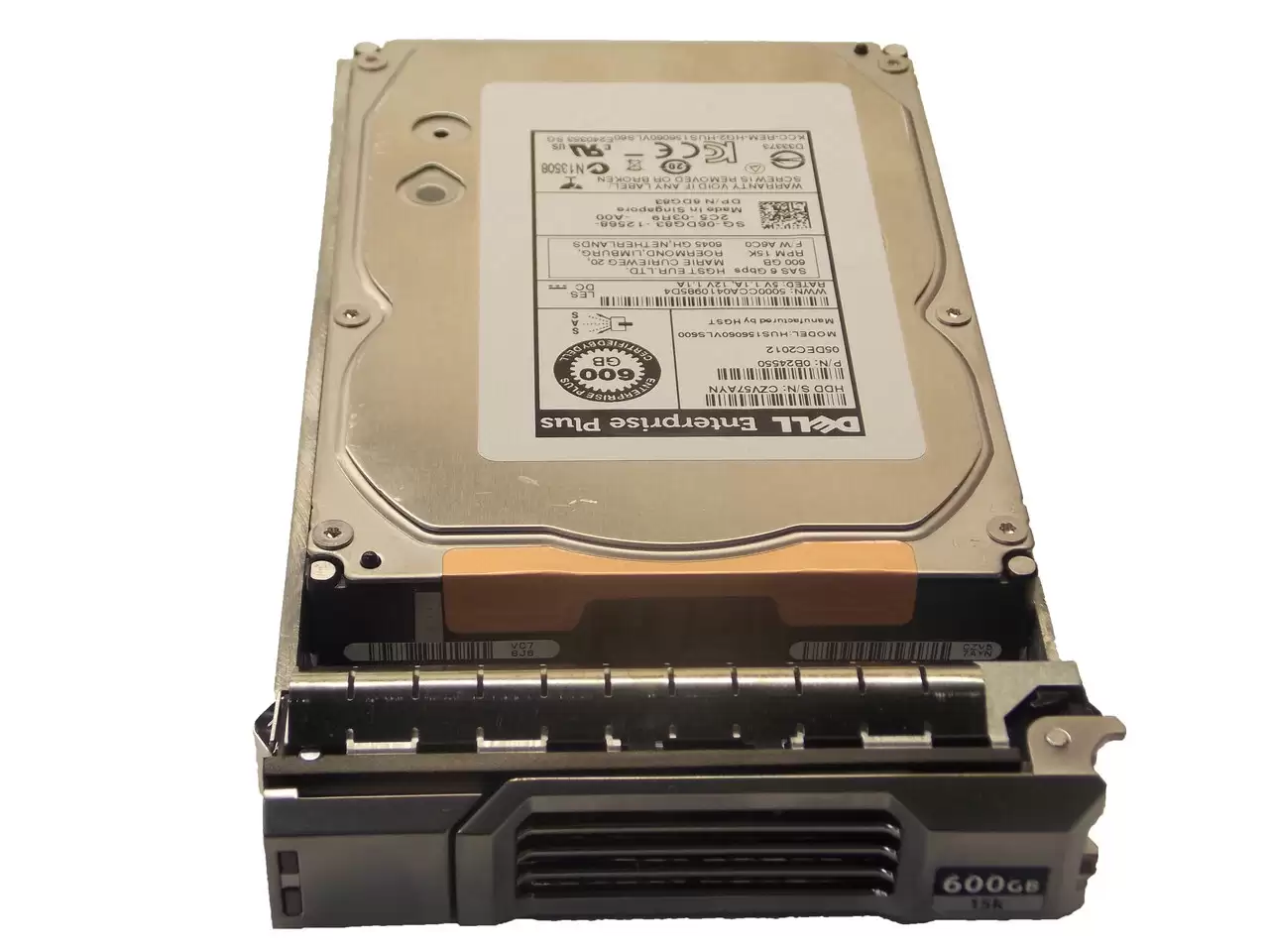 Dell 06DG83 600GB SAS 6Gb/s 15000RPM 64MB Cache 3.5-inch Internal Hard Drive with Tray for EqualLogic PS4000XV and Compellent SC200