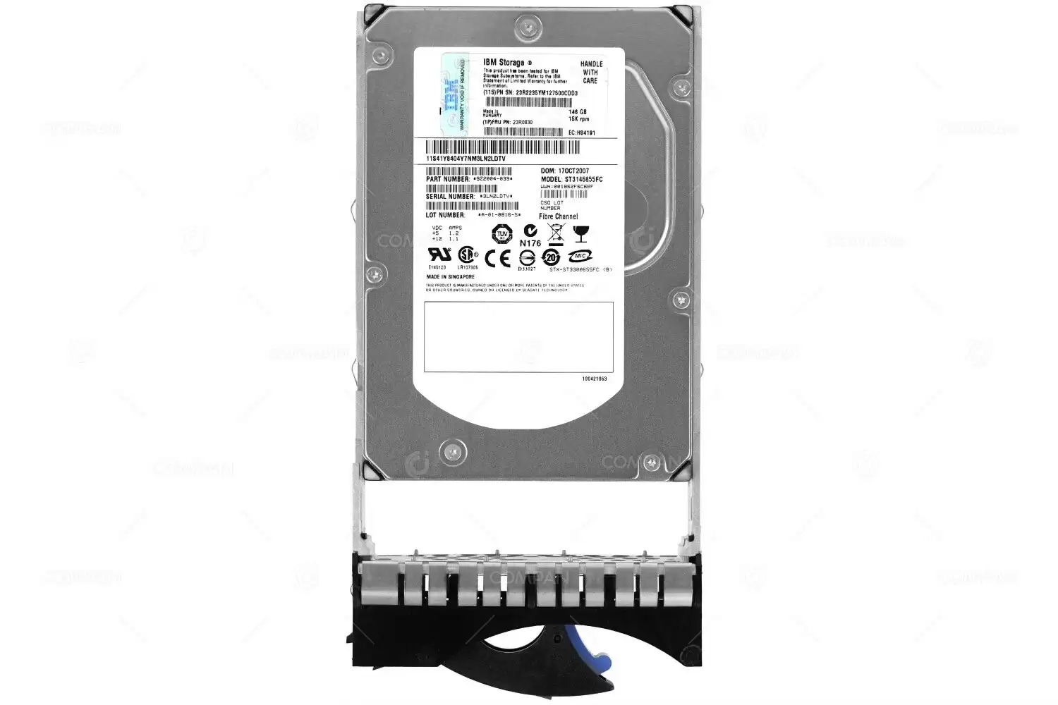 IBM 23R0830 146.8GB Fibre Channel 2Gb/s Hot Swap 15000RPM 3.5-inch Internal Hard Drive for TotalStorage DS4000