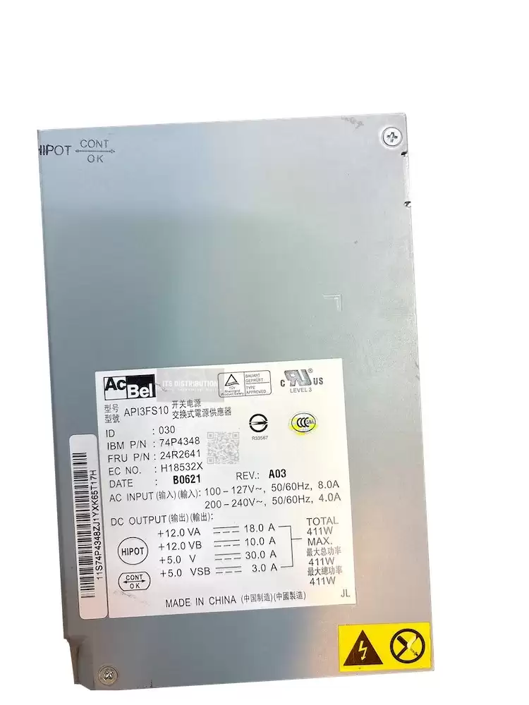 IBM 74P4348 411-Watts Power Supply for System x325 and x326m