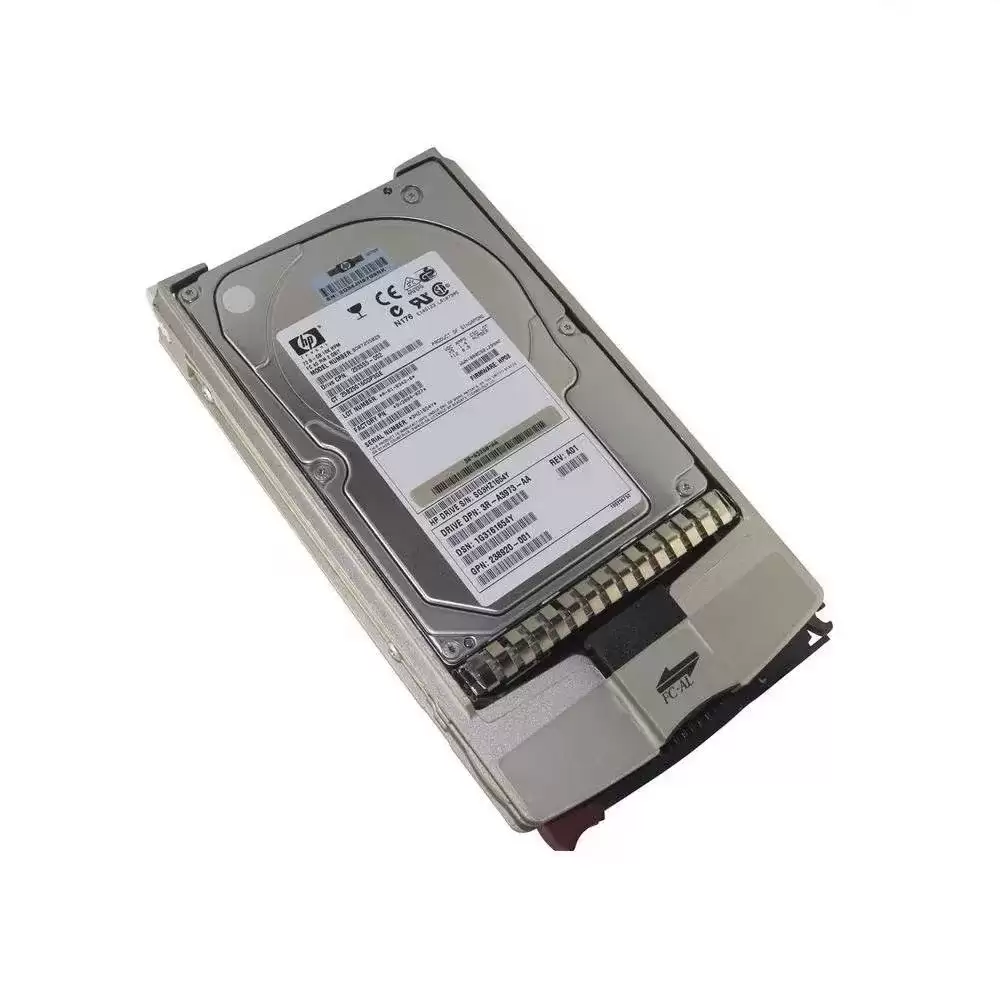 HPE 293555-002 72GB Fibre Channel 2Gb/s Dual Port Hot Swap 10000RPM 3.5-inch Internal Hard Drive