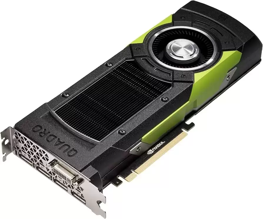 HPE 801196-001 Nvidia Quadro M6000 12GB GDDR5 Dual-Slot 4x 1x 1x 8-Pin Graphics Card
