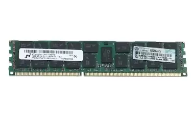 HPE 684031-001 16GB 1600MHz DDR3 PC3-12800 ECC Registered CL11 240-Pin DIMM 1.5V Dual Rank X4 Memory Module