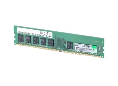 HPE 879527-091 16GB 2666MHz DDR4 PC4-21300 ECC Unbuffered CL19 288-Pin DIMM 1.2V Dual Rank X8 Memory Module