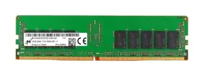 Micron 16GB 2666MHz DDR4 PC4-21300 ECC Registered CL19 288-Pin DIMM 1.2V Dual Rank X8 Memory Module 