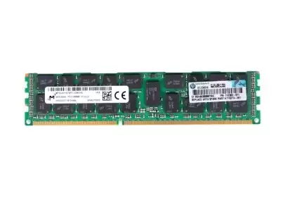 HPE 708639-B21 8GB 1866MHz DDR3 PC3-14900 ECC Registered CL13 240-Pin DIMM 1.5V Dual Rank X4 Memory Module