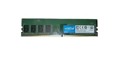 Crucial 4GB 2400MHz DDR4 PC4-19200 Non-ECC CL17 288-Pin DIMM 1.2V Single Rank X8 Memory Module CT4G4