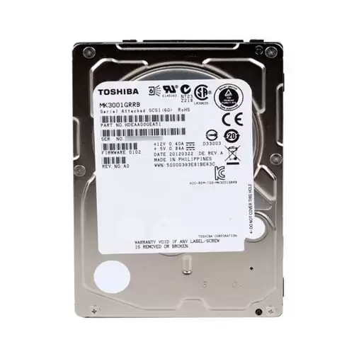 Toshiba MK3001GRRB Enterprise 300GB SAS 6Gb/s 15000RPM 32MB Cache 2.5inch Internal Hard Drive