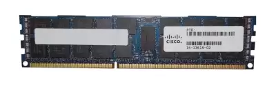 Cisco 16GB 1600MHz DDR3 PC3-12800 ECC Registered CL11 240-Pin DIMM 1.35V (Lv) Dual Rank X4 Memory Mo