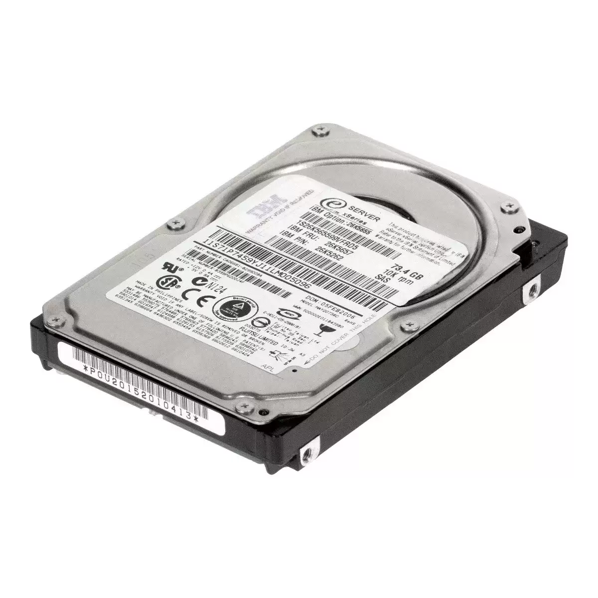 IBM 26K5657 73.4GB SAS 3Gb/s Hot Swap 10000RPM 2.5-inch Internal Hard Drive