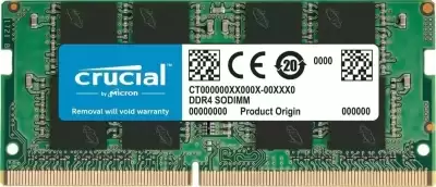 Crucial 1GB 333MHz DDR PC2700 Non-ECC CL2.5 200-Pin SoDIMM 2.5V Memory Module CT12864X335