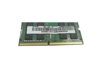 Lenovo 01HW756 4GB 2400MHz DDR4 PC4-19200 ECC Unbuffered CL17 260-Pin SoDIMM 1.2V Single Rank Memory Module