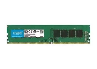 Crucial 16GB 2666MHz DDR4 PC4-21300 ECC Unbuffered CL19 288-Pin DIMM 1.2V Memory Module CT16G4DFRA26