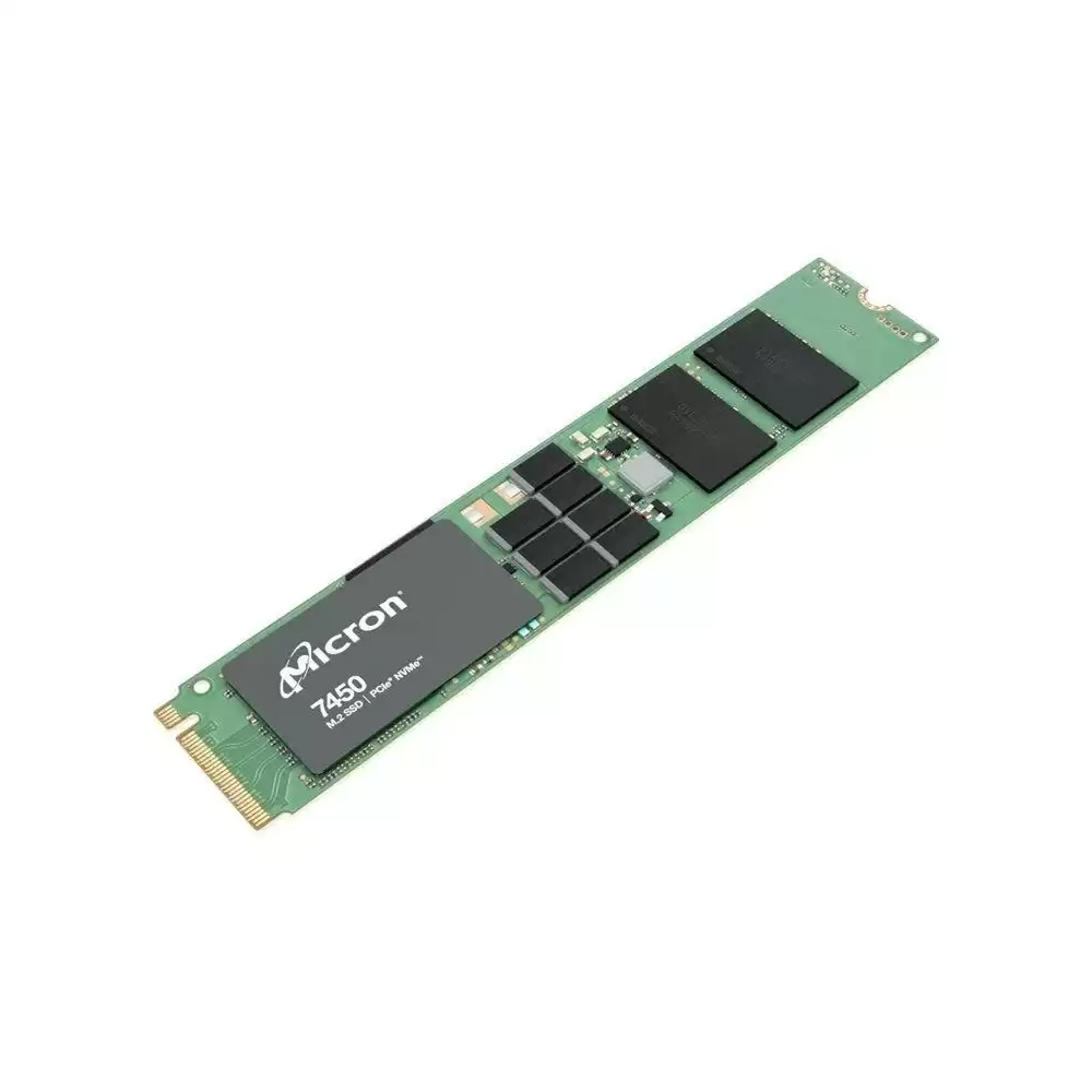 Micron MTFDKBG960TFR 7450 Pro 960GB PCI-Express 4.0 x4 Read Intensive 3D NAND TLC PLP 512n M.2 22110 Solid State Drive