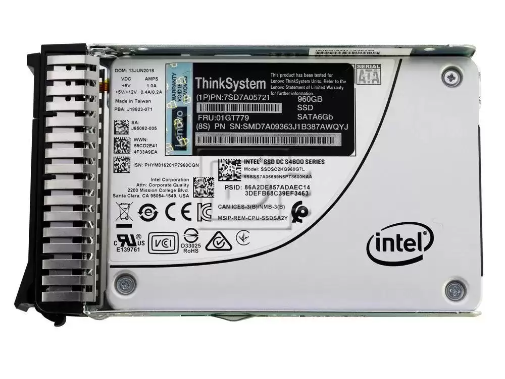 Intel SSDPF2KX076T9L P5500 7.68TB PCI-Express 4.0 x4 U.2 Solid State Drive