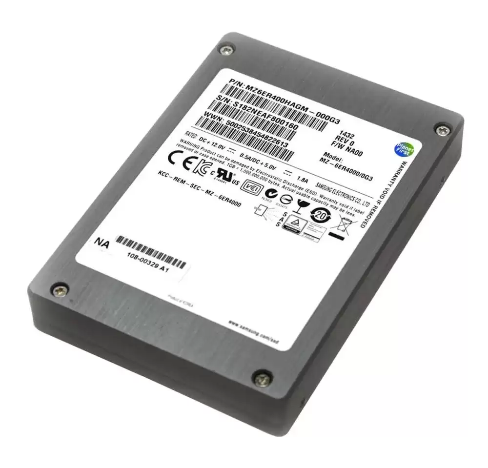 Samsung MZ-6ER4000/0G3 SM1625 400GB SAS 6Gb/s eMLC 2.5-inch Solid State Drive