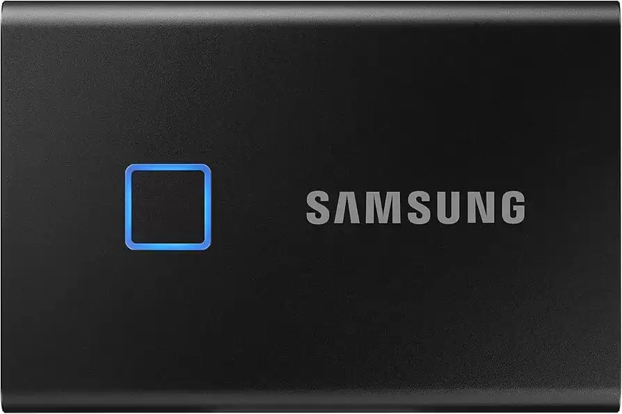 Samsung MU-PC1T0K T7 Touch 1TB USB 3.2 G2 10Gb/s AES-256 Portable Solid State Drive