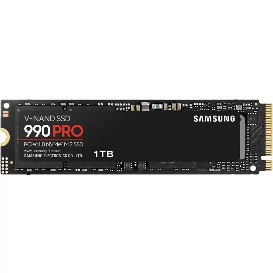 Samsung MZ-V9P1T0B 990 PRO 1TB PCI-Express 3.0 x4 NVME 3D NAND TLC AES-256 TCG Opal 2.0 M.2 2280 Solid State Drive