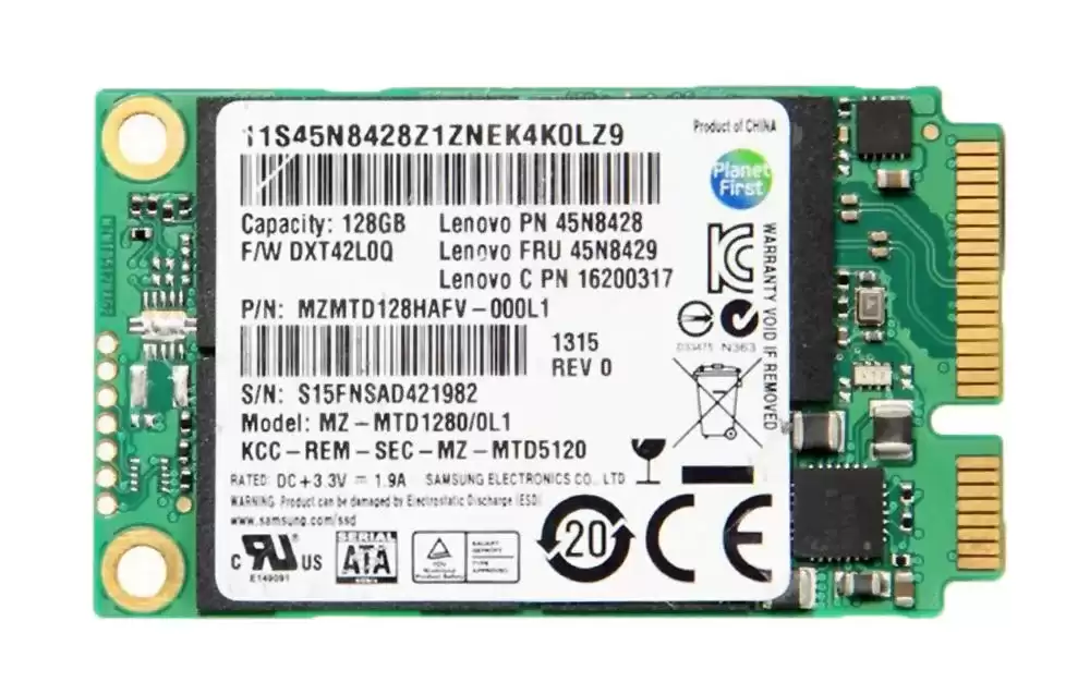 Samsung MZ-MTD1280/0L1 PM841 128GB SATA 6Gb/s TLC AES-256 M.2 Solid State Drive