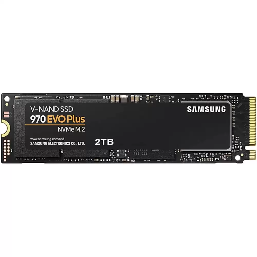 Samsung MZ-V7S2T0B 970 Evo Plus 2TB PCI-Express 3.0 x4 3D NAND TLC AES-256 TCG Opal 2.0 M.2 2280 Solid State Drive