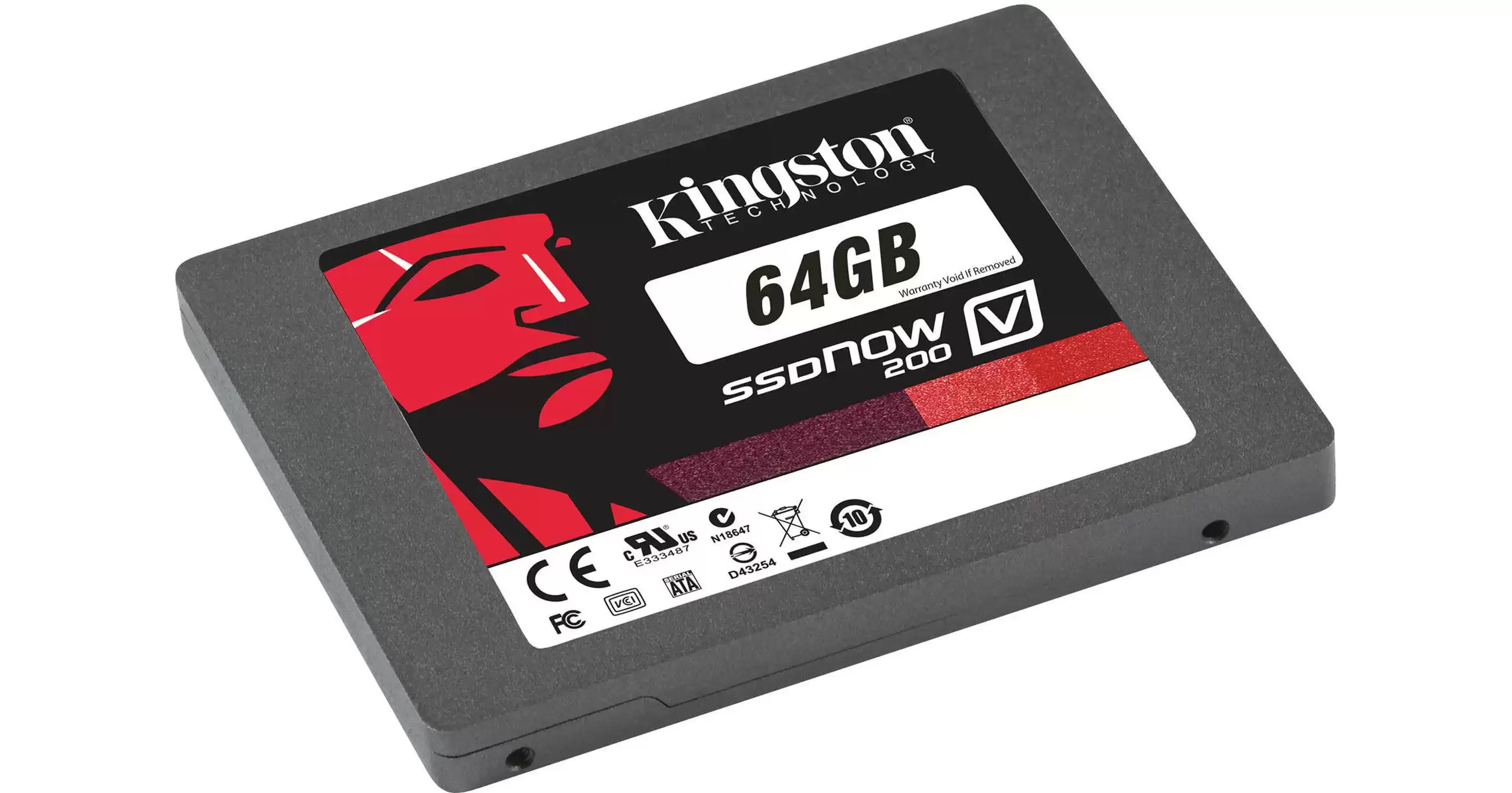 Kingston SV200S37A/64G SSDNow V200 64GB SATA 6Gb/s 2D NAND MLC 2.5-inch Solid State Drive